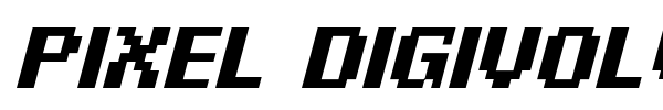 Pixel Digivolve font preview